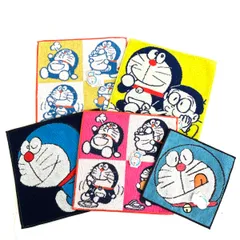 Doraemon ドラえもん タオルハンカチ まとめ5点セット  大判タオルハンカチ タオルハンカチ アニメ キャラクター      / 240002232121