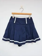 1+1 PINK LATTE ) ネイビー キュロットパンツ S