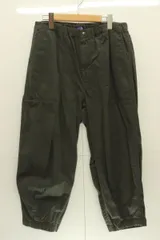 【中古】 THE NORTH FACE PURPLE LABEL メンズイージーパンツ 32 Ripstop Wide Cropped Field Pants THE NORTH FACE PURPLE LABEL 32 カーキ 無地