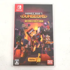 【小牧店】Switch　MINECRAFT DUNGEONS HERO EDITION　マインクラフトダンジョンズ ヒーローエディション　ゲームソフト 【PI646-3962】