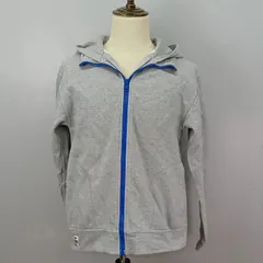 CHUMS Lサイズ スウェットパーカー フーディ フルジップ グレー コットン100% チャムス