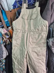 ベージュ色 作業 オーバーオール 34 未使用