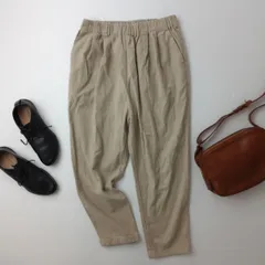 美品2024年製evam eva【定価2.9万】 ウールサルエルパンツ　ecru 美品2024年製evam eva【定価2.9万】 ウールサルエルパンツ ecru