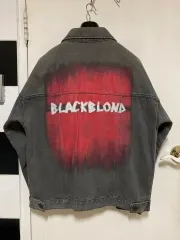 (땡처리)ブラックブロンド サンプル デニムジャケット (F) 100