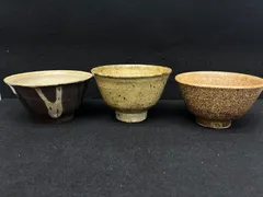 【 抹茶茶碗 おまとめ3点 】茶道具 茶道 骨董品 茶色茶碗