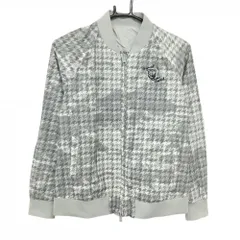 ゾーイ リバーシブルジャケット グレー 千鳥格子 レディース 38(M) ゴルフウェア ZOY