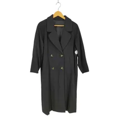 ユーズドフルギ USED古着 カシミヤライク ダブルチェスターコート レディース 表記無