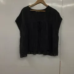 Samansa Mos2 サマンサモスモス シャツ、ブラウス 半袖 ノースリーブシャツ ノーカラーシャツ