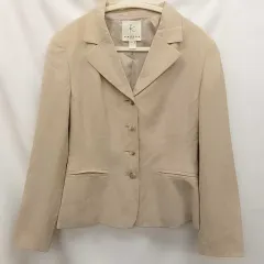 組曲 クミキョク テーラードジャケット ベージュ size3 ○◇