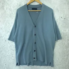 Cathy's closet キャシーズクローゼット 無地 5分袖 カーディガン ブルー Lサイズ □〇のサムネイル