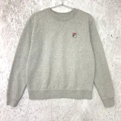 FILA フィラ 裏起毛 長袖 トレーナー スウェット グレー Mサイズ 〇◇