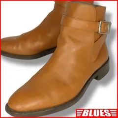 BURBERRY BLACK LABEL バーバリーブラックレーベル ジョッパーブーツ 27 チャッカブーツ 本革 茶 メンズ チャッカブーツサイズ27cm一覧←SEULB屋着古← X8126のサムネイル
