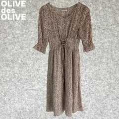 OLIVE des OLIVE フラワープリント ワンピース Fサイズ