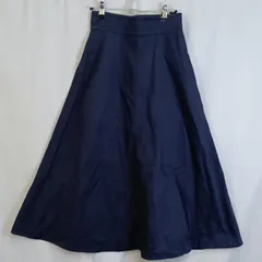 BEAUTY&YOUTH UNITED ARROWS ビューティアンドユースユナイテッドアローズ チノハイウエストフレアスカート ネイビー Sサイズ □□