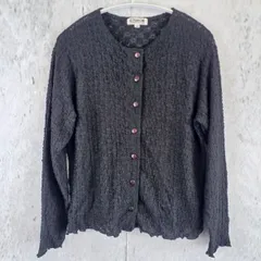 LE FUMOIR ル・フモア カーディガン 長袖 トップス レディース ブラック Mサイズ〇□