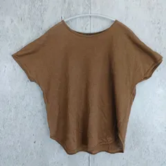 ヴィンテージ レディース トップス ニット ノースリーブ カジュアル 茶系 □〇