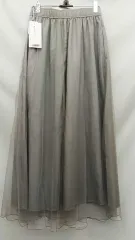 【新品・タグ付き】GLOBALWORK グローバルワーク ラメシアーフレアスカート グレー F ○◇☆
