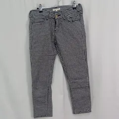 PROPORTION BODY DRESSING プロポーションボディドレッシング テーパードパンツ 白×黒 Mサイズ 〇□