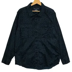 AMERICAN EAGLE/アメリカンイーグル レオパードシャツ BANGLADESH製 メンズ L グリーン