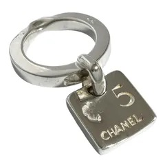 シャネル　レディース　リング　8号　指輪　カメリア　シルバー　ヴィンテージ