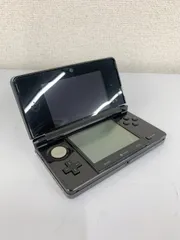 ÷2【通電動作確認済み】Nintendo 3DS  CTR-001 コスモスブラック【ゲーム機本体】【1】