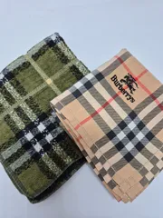 【used品】美品！BURBERRY メンズハンカチ & タオルハンカチ セット