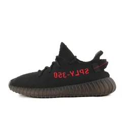 adidas アディダス サイズ:25.5cm YEEZY BOOST 350 V2 Black Red 2016年製 CP9652 イージー ブースト ブラック レッド 黒赤 US7.5 ローカット スニーカー シューズ コラボ【メンズ】