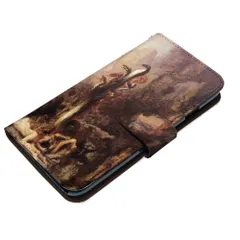 ギュスターヴ・モロー arrows N F-51C ケース 手帳型 スマホケース [デザイン:5.ヘラクレスとレルネのヒュドラ/マグネットハンドあり] 絵画 名画 グッズ