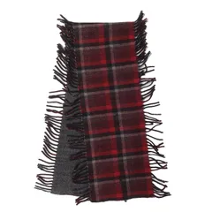 新品 POLO Ralph Lauren ポロ ラルフローレン チェック ウール マフラー レッド ファッション アイテム 小物【メンズ】