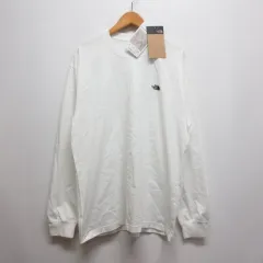ザノースフェイス THE NORTH FACE NT32535 フラッシュドライ ヌプシ コットン 長袖 Tシャツ XL オフホワイト 白 タグ付き 正規品