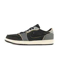 NIKE ナイキ サイズ:28.5cm AIR JORDAN 1 RETRO LOW OG EX BLACK AND SMOKE GREY(DV0982-006) エア ジョーダン1 ブラック ファイアレッド ダークスモークグレー US10.5【メンズ】