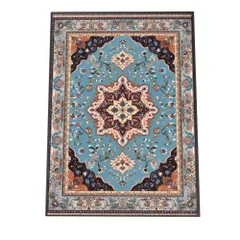 【B3サイズ（約36x51cm）】【lh-poster-2162】【フレーム付き】ペルシャ柄 Persia カーペット柄 絨毯 総柄 インテリア 渋い パターン 模様 ペイズリー モダン