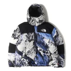 美品 Supreme シュプリーム ジャケット サイズ:l THE NORTH FACE 雪山柄 マウンテン バルトロ ダウンジャケット (Mountain Baltoro Jacket) マウンテン アウター ブルゾン コラボ【メンズ】