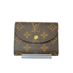 【人気・美品】LOUIS VUITTON ルイ ヴィトン モノグラム ポルトフォイユ エレーヌ M60253 コンパクト ウォレット 二つ折り財布 ブラウン 茶色 PVC レザー 革 LV メンズ レディース ユニセックス