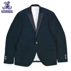 中古AB DOMENICO_TAGLIENTE ドメニコタリエンテ テーラードジャケット　ストライプ　ブラック　サイズ52 辻屋質店A2981