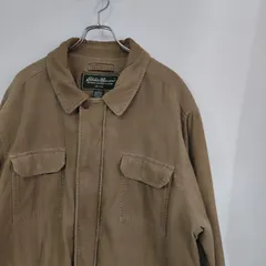 古着 エディー・バウアー コーデュロイ 裏地ボア ジャケット XLロング丈