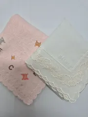 【used品】美品！CELINE レディースハンカチ & タオルハンカチ セット