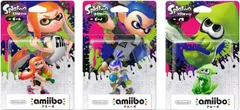 amiibo スプラトゥーン 全3種セット ガール ボーイ イカ