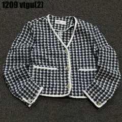 ミッソ ハウンドトゥース ツイード ジャケット