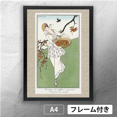 アルフォンス・ミュシャ「四芸術-詩-」（1898年） アール・ヌーヴォー