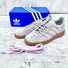 アディダス ハンドボール スぺツィアル w スニーカー グレー/ピンク/ゴールド 22.0cm