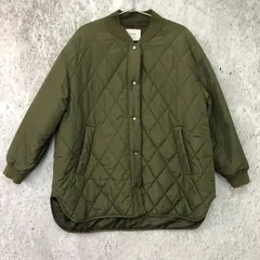 DISCOAT ディスコート キルティングMA-1 カーキ Fサイズ ◇〇