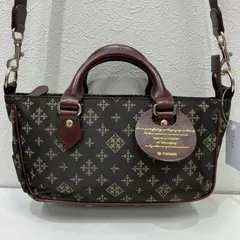 7146　russet ラシット　2way　ショルダーバッグ　ハンドバッグ　ブラウン　レザー　ナイロン　レディース　小さめ　ミニ　モノグラム　シンプル　きれいめ　カジュアル