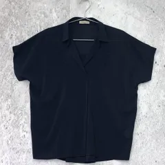 earth music&ecology アースミュージックアンドエコロジー 刺繍入りプルオーバー ネイビー Fサイズ □〇