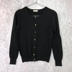 index インデックス ラメ 入り シアー カーディガン ブラック Sサイズ 〇□
