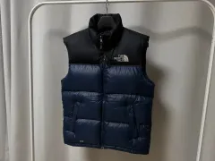S 90 THE NORTH FACE ザノースフェイス 700 Nuptse(ヌプシ) ダウン ベスト ネイビー/ブラック