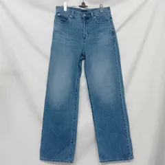 UNIQLO ユニクロ ストレートジーンズ 25(63.5cm) インディゴブルー □□