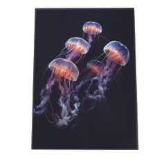 【B4サイズ(約25x36cm)】【lh-poster-2535】クラゲ ポスター シーサイド マリンスタイル ジェリーフィッシュ 水族館 水中 海 魚 インテリア