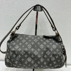 7192　russet ラシット　2way　ショルダーバッグ　ハンドバッグ　トートバッグ　ミニ　小さめ　グレー　ブラウン　ナイロン　レザー　モノグラム　レディース　シンプル　カジュアル　きれいめ