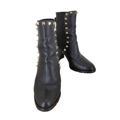 VALENTINO サイドゴアブーツ ロックスタッズ 36 - メルカリ